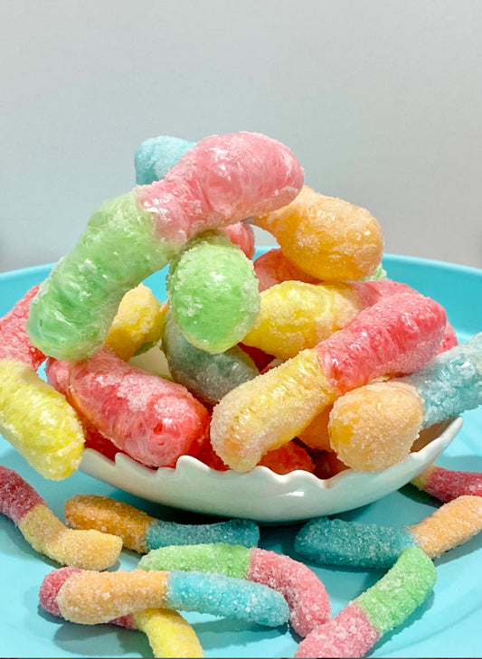 Freeze Dried Sour Gummy Worms